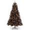 6.5 ft. Pre-Lit North Valley® Black Spruce Artificial Christmas Tree, Clear Lights